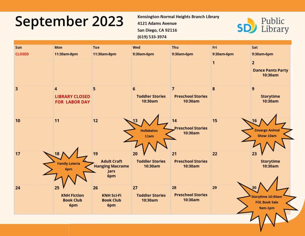 Calendar Sept 23