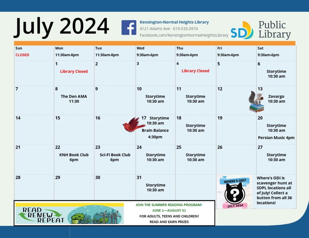 Calendar July 24
