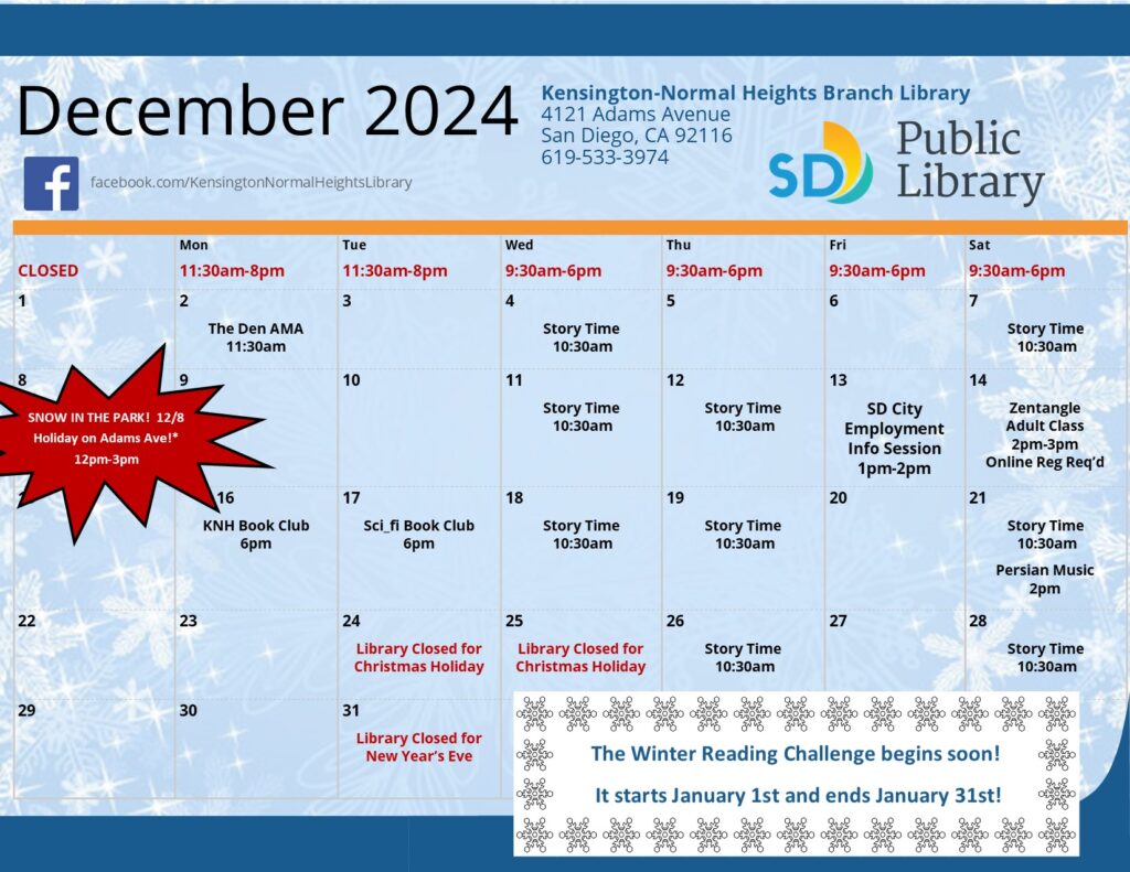 Calendar Dec 24