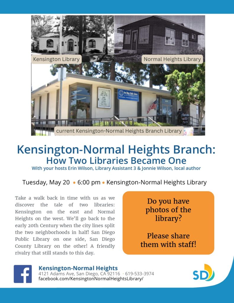Kennsington Normal Heights Library History
